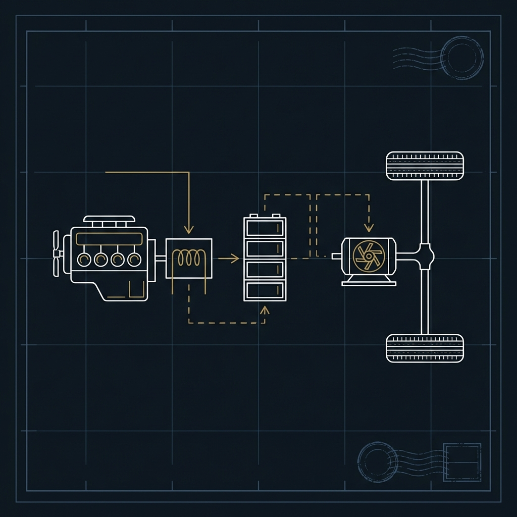 Series Hybrid Schematic